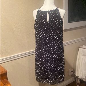 by & by Navy Polka Dot Mini Dress
